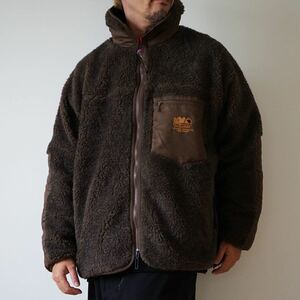 iTHM FLEECE JACKET is- ness×Y(dot)BY NORDISK BROWN SIZE M 新品タグ付き　comoli auralee a.presse HERILL コモリ　オーラリー