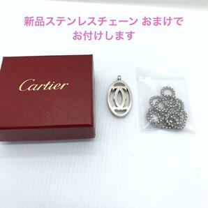 Cartier 2C ネックレス #11109y39の画像4