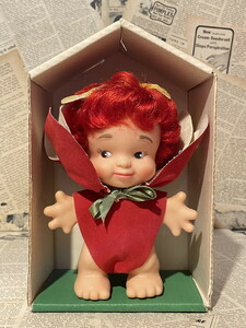 ☆1960年代/Uneeda/ペタルピープル/お人形/即決ビンテージUSA/トロール/Petal People/Doll(60s/with box) CD-066