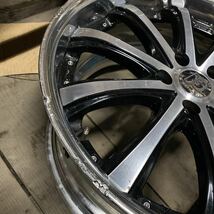 WORKホイール 19インチ 19×8.5J 19×9.5J OFF;+45 PCD;114.3-5H ハブ径;約70mm 傷あり、ガリ傷あり、サビあり、4本 _画像6