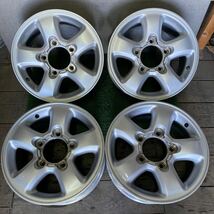 ランクル仕様ホイール 16インチ 16×8J OFF;+60 PCD;150-5H ハブ径;約110mm 傷あり、サビあり、4本 _画像1