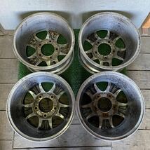 ランクル仕様ホイール 16インチ 16×8J OFF;+60 PCD;150-5H ハブ径;約110mm 傷あり、サビあり、4本 _画像7