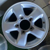 ランクル仕様ホイール 16インチ 16×8J OFF;+60 PCD;150-5H ハブ径;約110mm 傷あり、サビあり、4本 _画像5