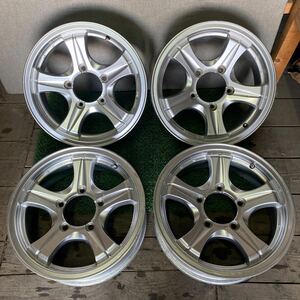 SUZUKI ジムニーホイール 16インチ 16×5.5J OFF;+19 PCD:139.7-5H ハブ径;約108mm 傷あり、サビあり 4本　