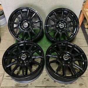 DOSホイール 17インチ 17×7J OFF;+38 +PCD;114.3-5H ハブ径;約71mm 傷あり、サビあり、4本 