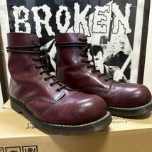 ドクターマーチンDr.Martens vintage ビンテージ　8hole スチールトゥ 8ホール　oi skins punk hardcore イングランド製　英国製_画像3