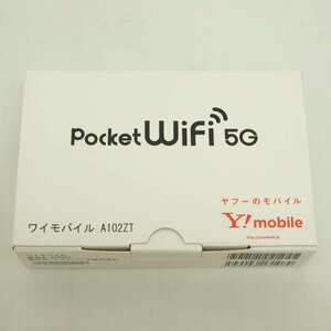 1円【一般中古】Y!mobile ワイモバイル/Pocket WiFi 5G ポケットWi-Fi/A102ZT/09