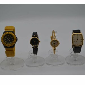 1円【ジャンク】 OMEGA/GUCCI/TAG HERUER時計4点セット/89