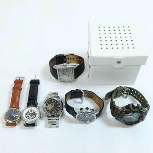 1円【ジャンク】SEIKO/DIESEL/D&G/CASIO セイコー／ディーゼル／ドルチェ＆ガッバーナ／カシオ等/時計 6点セット/71