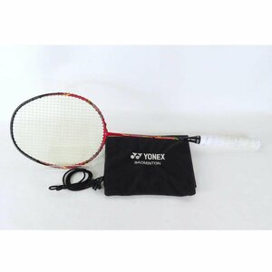 1円【一般中古】YONEX ヨネックス/バドミントンラケット NANORAY 800 ポインセチアレッド/81