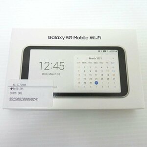 1円【良品】 サムスン/Galaxy 5G Mobile Wi-Fi au ルーター/SCR01/88