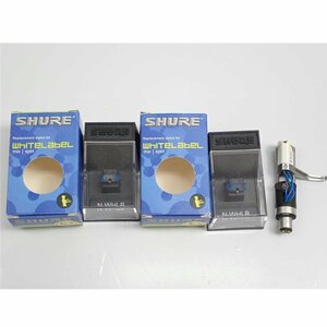 1円【ジャンク】SHURE シュア/シェル ターンテーブル用 カートリッジ 針 レコード/WHLB/62