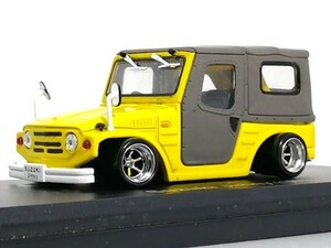  1/43 ノレブ Suzuki Jimny (1970) 改 アルミ 深リム ローダウン 改造 ジムニー ロールバー 幌脱着可 カスタム 国産名車