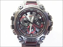 美品 CASIO/カシオ◆MT-G/MTG-B3000BD-1AJF◆Gショック ソーラー電波 デイデイト カーボン/ステンレススチール コマ×2 元箱付_画像2