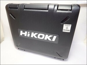 未使用 Hikoki/ハイコーキ◆充電式インパクトドライバ/WH36DC(2XPB)◆マルチボルト(36V) 防塵・防滴 ストロングブラック