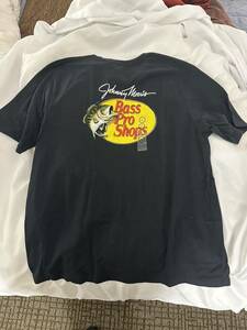 新品 未使用 バスプロショップス Tシャツ Bass Pro Shops XLサイズ ブラック 黒 半袖 バスプロ ロゴ