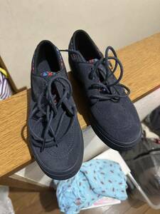 Nike Stefan Janoski GS Kids Sneakers ジャノスキ ナイキ スニーカー US 黒 6.5Y CQ2158-400 24.5cm 未使用品 箱無し sk8 スケシュー