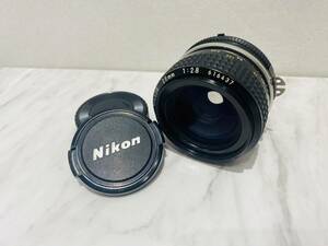 A639⑬ 1円～ Nikon NIKKOR 28mm 1:2.8 ニコン 広角単焦点レンズ MF一眼レフ用 現状品