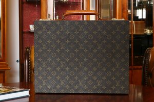 【開】Louis Vuitton ルイヴィトン モノグラム アタッシュケース トラベルバッグ ダイヤルロック ヴィンテージ ハードケース M53180