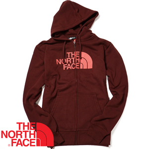 【新品本物 USA購入】THE NORTH FACE ノースフェイス ■ Half Dome Full-Zip Hoodie ■ ダークレッド / M ■定番ロゴ パーカー