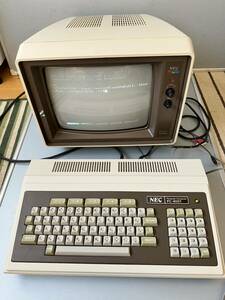 NEC PC-8048K キャラクタディスプレイ PC-8001 パーソナルコンピューター PC-6082 データレコーダー 3点