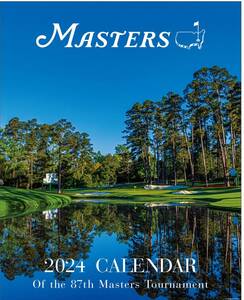 2024年 87th マスターズトーナメント カレンダー パノラマポスターカレンダー付 ゴルフ MASTERS 87th Tournament 壁掛け 