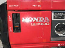 10358 中古 引取限定 ポータブル発電機 ホンダ HONDA EX900 ガソリンエンジン 100V 12V 電源 コンセント プラグ 防災 緊急 充電 バッテリー_画像5