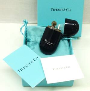 未使用品☆TIFFANY&Co ティファニー ビーンズ ライター オイルライター ブラック ラッカー 黒 喫煙具 