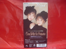 8cm CD WINK ウインク One Night In Heaven 真夜中のエンジェル_画像1