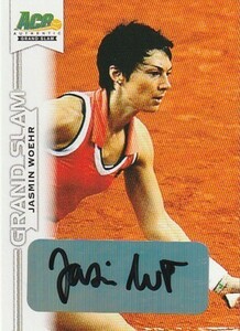 2013 ACE TENNIS GRAND SLAM Jasmin Woehr Auto 女子テニス 直筆サインカード