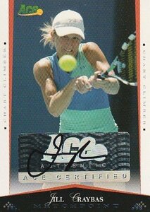 2008 ACE AUTHENTIC TENNIS Jill Craybas Auto 女子テニス 直筆サインカード