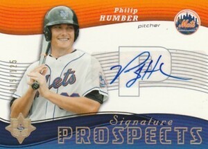 2005 ULTIMATE SIGNATURE PROSPECTS Phiip Humber RC Auto #/125 MLB史上21人目の完全試合達成