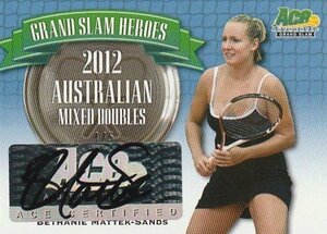 2013 ACE TENNIS GRAND SLAM HEROES Bethanie Mattek-Sands Auto 5枚限定 女子テニス 直筆サインカード