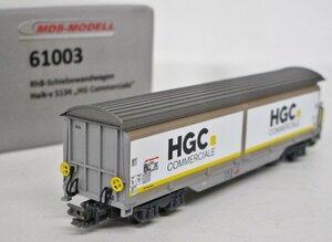 MDS-Modell 61003 RhB(レーティッシュ鉄道) スライドバン貨車Haik-v5134(HGC)【ジャンク】ukn120113