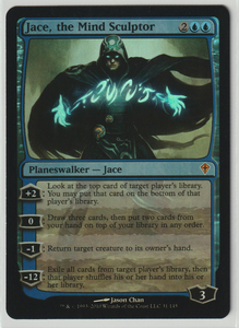 Magic:The Gathering/WWK 精神を刻む者、ジェイス Jace, the Mind Sculptor/英1 FOIL