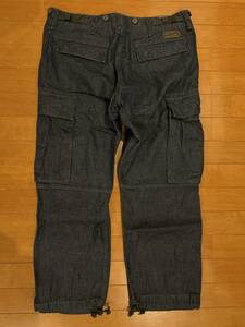 RRL×BEAMS PLUS別注Surplus CargoPant Denim Rinse33×27