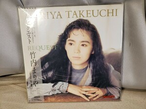 美盤 竹内まりや リクエスト LP レコード MOON-28047 MARIYA TAKEUCHI REQUEST 山下達郎 CITY POP 当時物