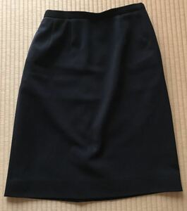  中古　事務服　タイトスカート　オールシーズン対応　FOLK 黒 ブラック OL 制服 