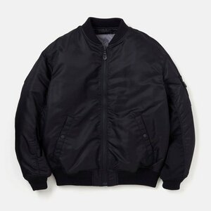 ベースボールジャケット YOHJI YAMAMOTO. MA-1 JACKET スポーツジャケット　ダウン入り-L 送料無料