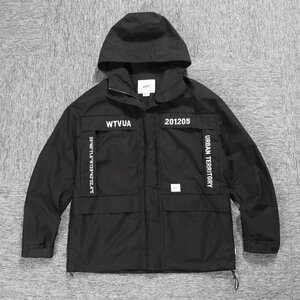 【ダブルタップス +送料無料】 マウンテンパーカー　WTAPS SHERPA ジャケット ハイネックフード風防テープ-2