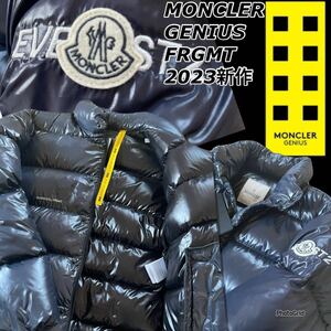 2023新作 新品 未使用 新品 MONCLER GENIUS FRGMT モンクレールRYNEダウンジャケット2 サイズ2 M〜L相当 ダークグレー シャイニー メンズ