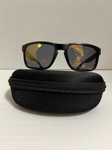 美品 オークリーHOLBROOK マットブラック　新品24K POLARIZED ホルブルック