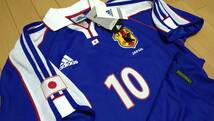 2001 日本代表オーセンティックユニフォーム中村俊輔モデル選手仕様adidas正規品カズ横浜FCマリノス炎ドーハ_画像3