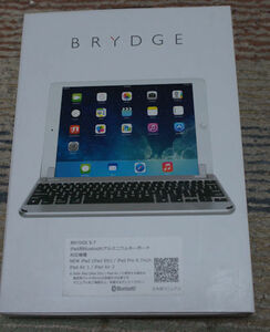 BRYDGE BRY1012 キーボード　BRYDGE 9.7［iPad 9.7インチ ／ 9.7インチiPad Pro ／ iPad Air 2・1用］ Space Gray [Bluetooth /ワイヤレス]