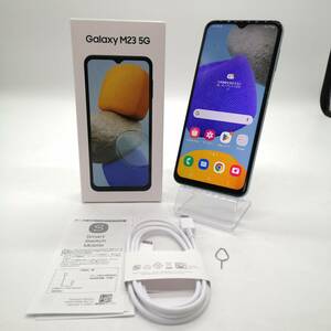 Galaxy M23 5G｜SIMフリースマホ｜Samsung純正 国内正規品｜6.6インチ｜ライトブルー｜SM-M236QLBFSJP　F-2023-2465