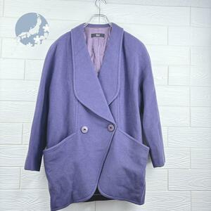 BELLE VOGUE パープル 紫　ジャケット　個性的　肉厚　重厚