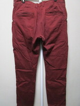 AVIREX OVERPOCKET PANTS・XL・ボルドー（アヴィレックスオーバーポケットパンツストレッチワークカーゴパンツ）_画像6