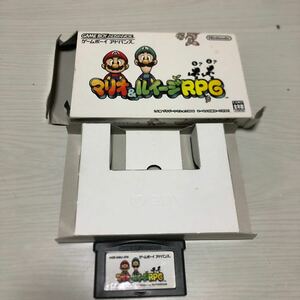 ゲームボーイアドバンス　マリオ&ルイージRPG 説明書無し