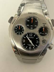 SEIKO KINETIC SPORTURA セイコーキネティッククロノグラフ スポーチュラ (9T82-0A50)　完動品