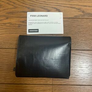 新品未使用　FREITAG F558 LEONARD 財布 オールブラック　黒単色